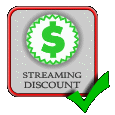 Discount For Viewers Of The Streaming Movie -$8.95